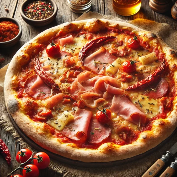 PIZZA BECON POULET SENIOR