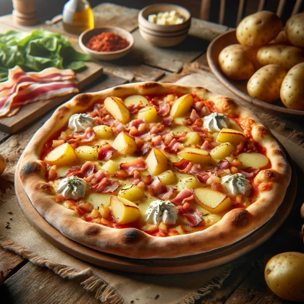 PIZZA RACLETTE MEGA